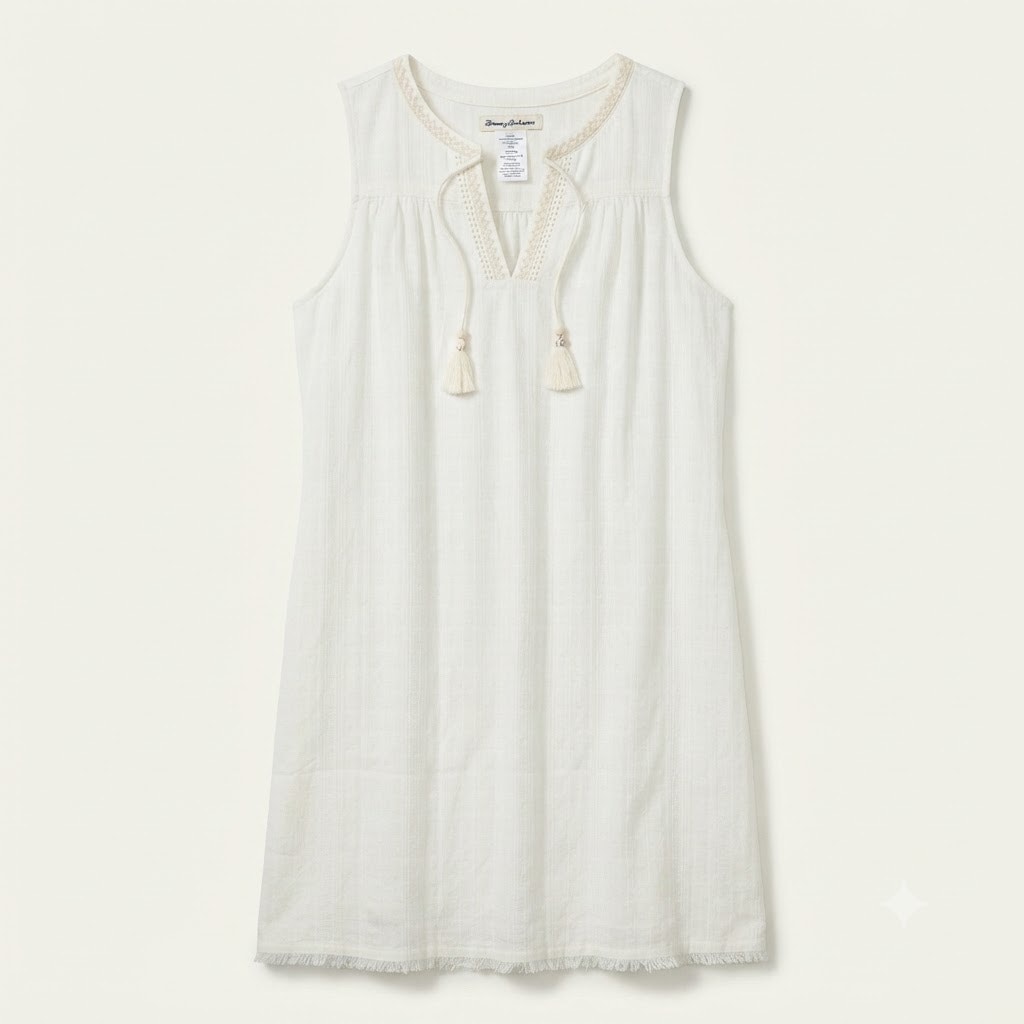 Tommy Bahama Womens Xl Coastal Resortwear Vacation Gauze Coverup Shift Dress